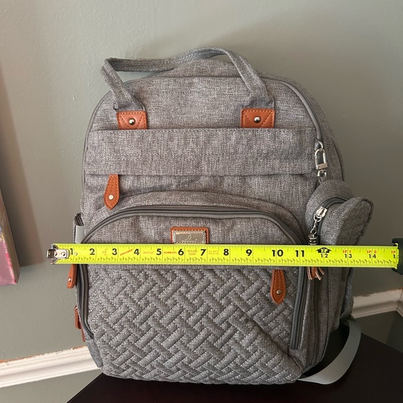 BabbleRoo Waterproof Diaper Bag Backpack Baby Essentials Travel Tote EUC - Picture 15 of 16